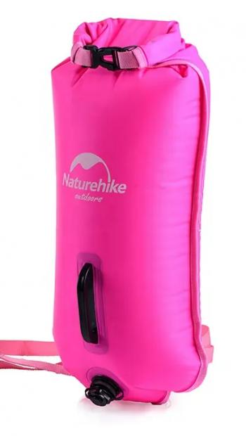 1 999 р. Гермомешок Naturehike туристический 18 л. ярко-розовый Naturehike nh17s001-g-rr  с доставкой в г. Керчь. Увеличить фотографию 2