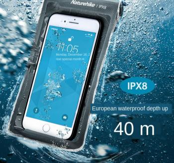 889 р. Гермочехол Naturehike плоский для телефона 11х20 см. (серый) Naturehike nh20sm003-g  с доставкой в г. Керчь. Увеличить фотографию 4