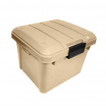 2 269 р. Ящик экспедиционный IRIS RV BOX 400, бежевый, 28 литров 42x37,5x33 см. IRIS OHYAMA rv400b  с доставкой в г. Керчь. Увеличить фотографию 4