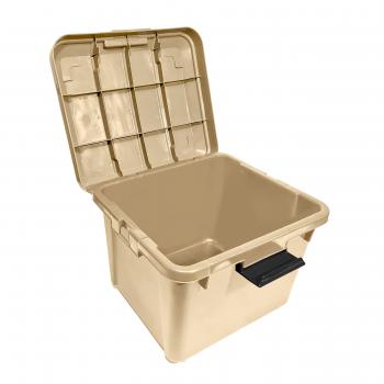 2 269 р. Ящик экспедиционный IRIS RV BOX 400, бежевый, 28 литров 42x37,5x33 см. IRIS OHYAMA rv400b  с доставкой в г. Керчь. Увеличить фотографию 3