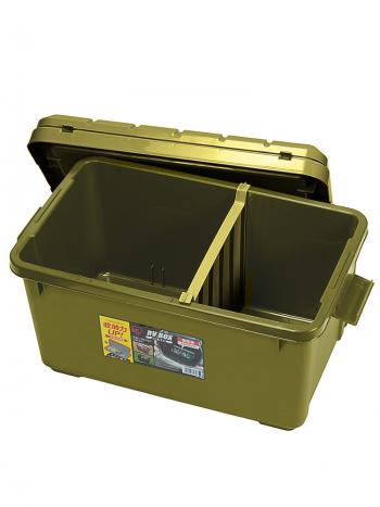 5 139 р. Ящик экспедиционный IRIS RV BOX RV600C c двойной разделенной крышкой, 40 л 61,5x37,5x34 см хаки IRIS OHYAMA rv600ckh  с доставкой в г. Керчь. Увеличить фотографию 3