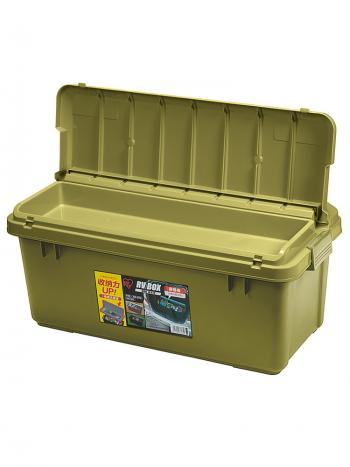 6 479 р. Ящик экспедиционный IRIS RV BOX 800 c двойной разделенной крышкой 79x37x33 см хаки IRIS OHYAMA rv800ckh  с доставкой в г. Керчь. Увеличить фотографию 2