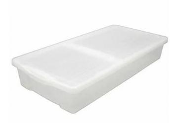 3 879 р. Короб для хранения IRIS UNDER-BED PLASTIC BOX 46л, прозрачный IRIS OHYAMA ub950cl  с доставкой в г. Керчь. Увеличить фотографию 1