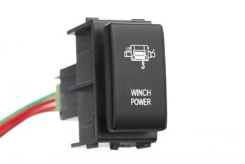 679 р. Кнопка ВКЛВЫКЛ, белый, WINCH POWER NISSAN РИФ rif22-1-1105506  с доставкой в г. Керчь. Увеличить фотографию 1