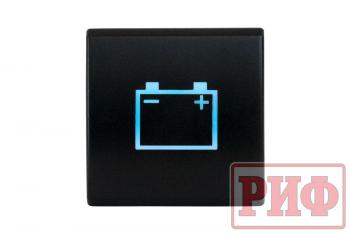 909 р. Кнопка ВКЛВЫКЛ, голубой, BATTERY TOYOTA 22x22 РИФ rif22-1-7111304  с доставкой в г. Керчь. Увеличить фотографию 3