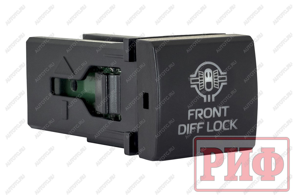 909 р. Кнопка ВКЛВЫКЛ, голубой, FRONT DIFF LOCK TOYOTA 22x22 РИФ rif22-1-7111504  с доставкой в г. Керчь