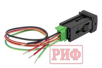 1 089 р. Кнопка ВКЛВЫКЛ, голубой, WINCH POWER TOYOTA 22x22 РИФ rif22-1-7111704  с доставкой в г. Керчь. Увеличить фотографию 4