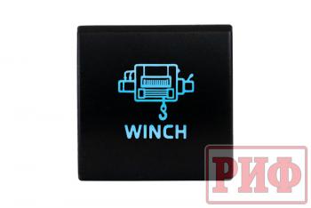 1 089 р. Кнопка ВКЛВЫКЛ, голубой, WINCH POWER TOYOTA 22x22 РИФ rif22-1-7111704  с доставкой в г. Керчь. Увеличить фотографию 3