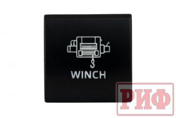 1 089 р. Кнопка ВКЛВЫКЛ, голубой, WINCH POWER TOYOTA 22x22 РИФ rif22-1-7111704  с доставкой в г. Керчь. Увеличить фотографию 2