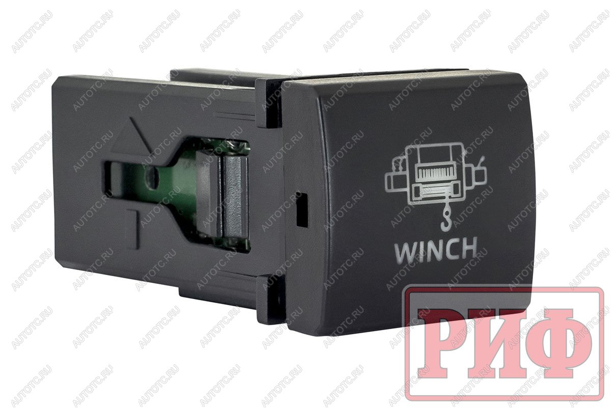 1 089 р. Кнопка ВКЛВЫКЛ, голубой, WINCH POWER TOYOTA 22x22 РИФ rif22-1-7111704  с доставкой в г. Керчь