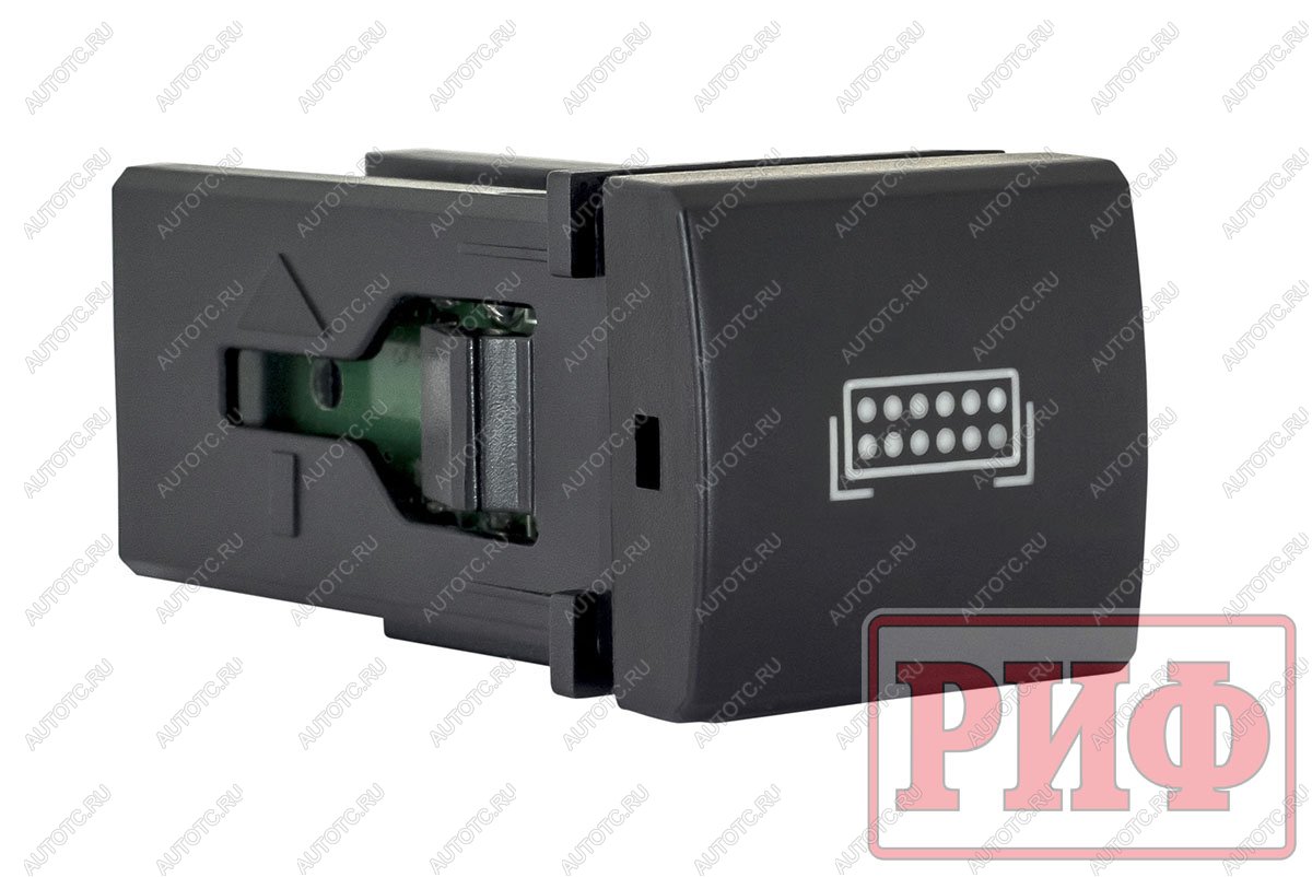 909 р. Кнопка ВКЛВЫКЛ, голубой, FRONT LIGHTS TOYOTA 22x22 РИФ rif22-1-7111904  с доставкой в г. Керчь