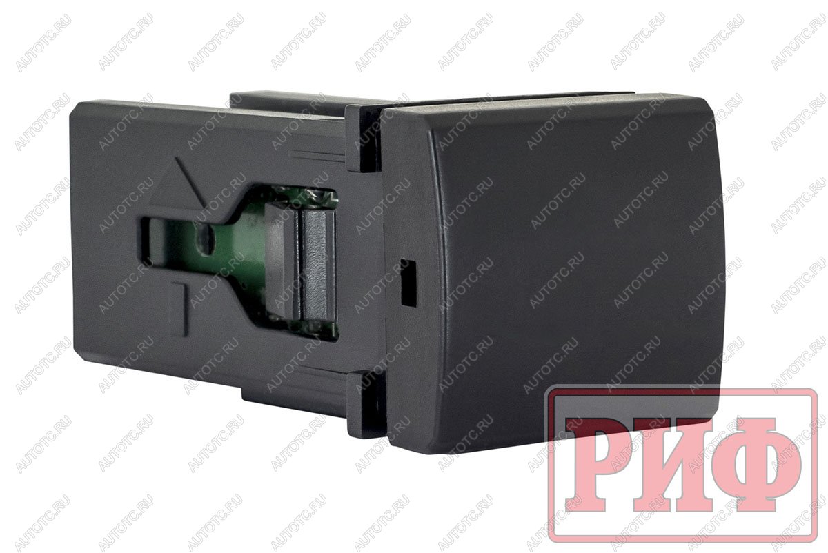 909 р. Кнопка ВКЛВЫКЛ, голубой, TOYOTA 22x22 (под гравировку) РИФ rif22-1-7112104  с доставкой в г. Керчь
