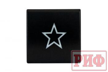 909 р. Кнопка ВКЛВЫКЛ, голубой, универсальная, TOYOTA 22x22 РИФ rif22-1-7112204  с доставкой в г. Керчь. Увеличить фотографию 2