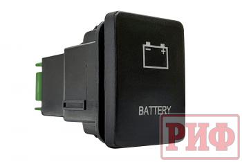 789 р. Кнопка ВКЛВЫКЛ, белый, BATTERY TOYOTA 32x22 РИФ rif22-1-1104304  с доставкой в г. Керчь. Увеличить фотографию 1