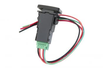 789 р. Кнопка ВКЛВЫКЛ, белый, TOYOTA 32x22 (под гравировку) РИФ rif22-1-1108804  с доставкой в г. Керчь. Увеличить фотографию 2