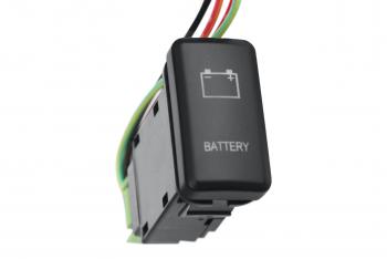 989 р. Кнопка ВКЛВЫКЛ, белый, BATTERY TOYOTA 40x20 РИФ rif22-1-1104804  с доставкой в г. Керчь. Увеличить фотографию 1
