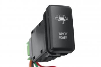 Кнопка ВКЛВЫКЛ, белый, WINCH POWER TOYOTA 40x20 РИФ rif22-1-1105004
