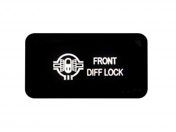 789 р. Кнопка ВКЛВЫКЛ, белый, FRONT DIFF LOCK TOYOTA 40x20 горизонтальная РИФ rif22-1-1109514  с доставкой в г. Керчь. Увеличить фотографию 2