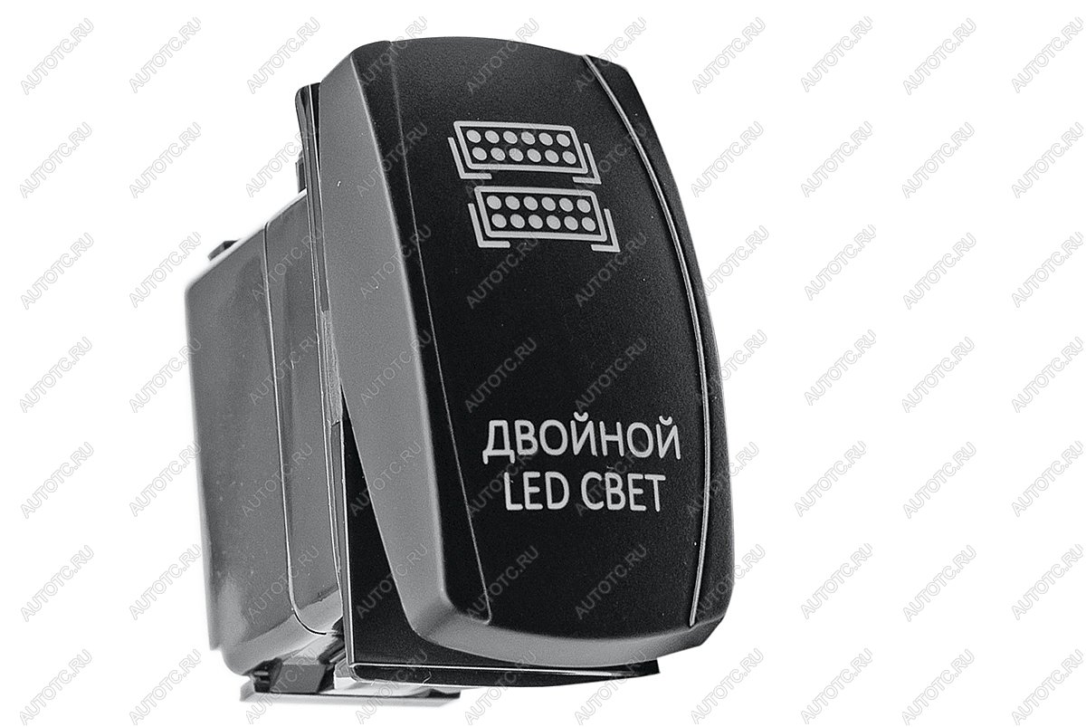 609 р. Переключатель ВКЛВЫКЛ, красный, ДВОЙНОЙ LED СВЕТ РИФ rif22-1-2101800  с доставкой в г. Керчь