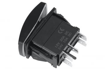 529 р. Переключатель ВКЛВЫКЛ, красный, GO-GO РИФ rif22-1-2102700  с доставкой в г. Керчь. Увеличить фотографию 2