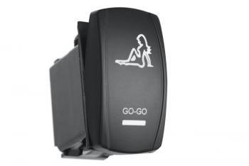 529 р. Переключатель ВКЛВЫКЛ, красный, GO-GO РИФ rif22-1-2102700  с доставкой в г. Керчь. Увеличить фотографию 1