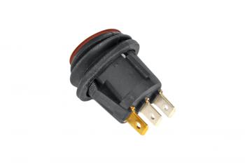 119 р. Переключатель ВКЛВЫКЛ, красный, круглый РИФ rif22-1-2106100  с доставкой в г. Керчь. Увеличить фотографию 4