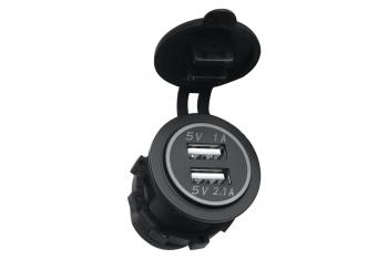 849 р. Розетка USB 3,1А РИФ rif22-4-1008000  с доставкой в г. Керчь. Увеличить фотографию 1