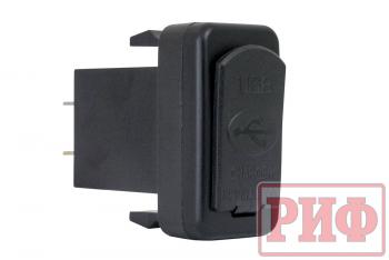 1 849 р. Розетка USB 2 QC 3.0 для Toyota 40x20 РИФ rif22-4-1013700  с доставкой в г. Керчь. Увеличить фотографию 2