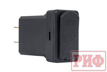 1 849 р. Розетка USB 2 QC 3.0 для Toyota 30x22х38 РИФ rif22-4-1013800  с доставкой в г. Керчь. Увеличить фотографию 2