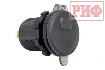 269 р. Розетка USB QC 3.0 с вольтметром, 34x37х54 РИФ rif22-4-1014200  с доставкой в г. Керчь. Увеличить фотографию 2