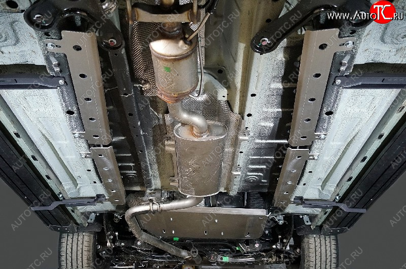 5 999 р. Защита топливной магистрали (2.0L 4WD)(комплект 4 шт) ТСС Тюнинг  JAECOO J7 (2023-2025) (алюминий 4 мм)  с доставкой в г. Керчь