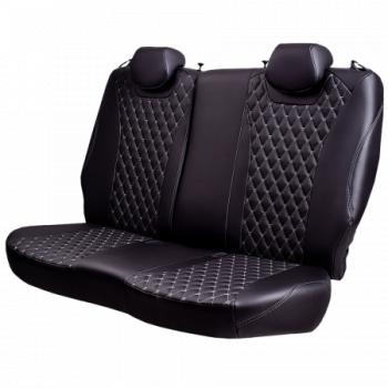 12 749 р. Комплект чехлов для сидений (ЦЗС Орегон) БАЙРОН ст БАЙРОН Lord Autofashion  Лада Нива 4х4  2121 (1977-2019) 3 дв. дорестайлинг (черный, вставка черная, строчка темно-серая)  с доставкой в г. Керчь. Увеличить фотографию 6