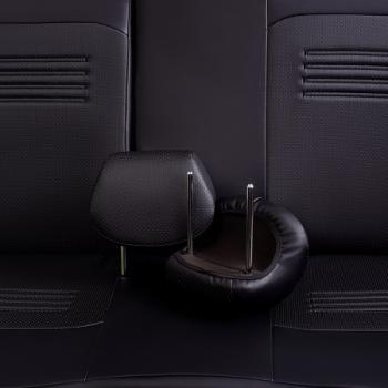 7 999 р. Комплект чехлов для сидений (ЦЗС 2Г Илана+Орегон) ТУРИН СТ Lord Autofashion  Lifan Smily  320 хэтчбэк (2010-2016) дорестайлинг (черный, вставка черная, строчка черная)  с доставкой в г. Керчь. Увеличить фотографию 8