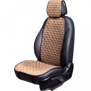 Накидка на сиденье (1 место Афины) МОНРО ст СОТА Lord Autofashion  (бронза, строчка бежевая)