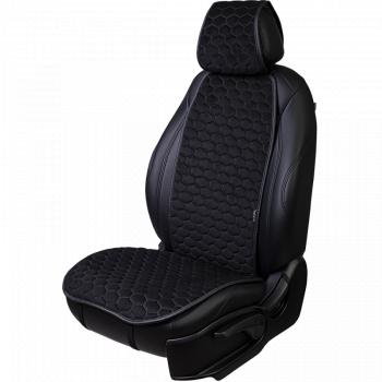 Накидка на сиденье (1 место Афины) МОНРО ст СОТА Lord Autofashion  (черный, строчка серая)