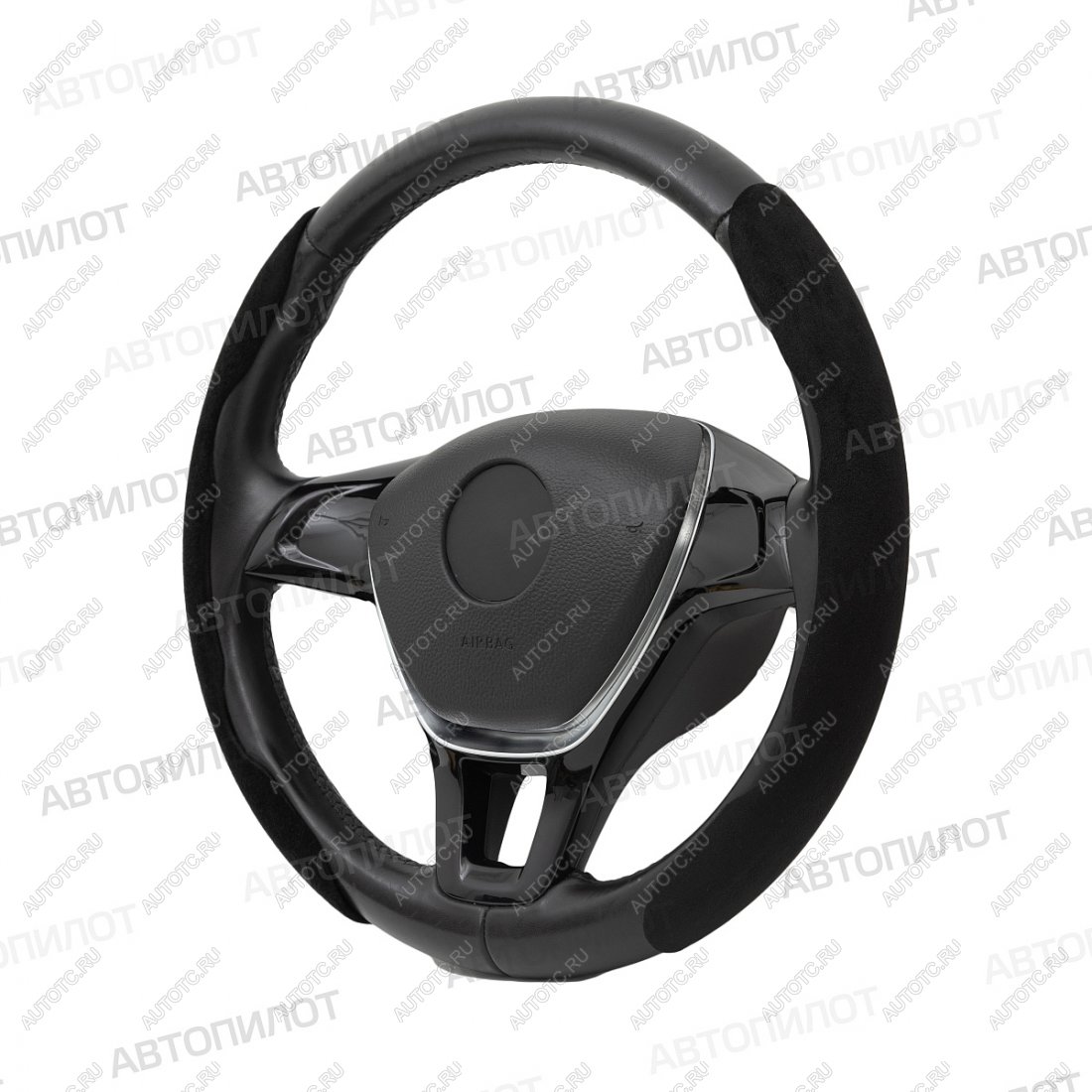 1 149 р. Накладка на руль (комплект BLW-044 замша) Автопилот    с доставкой в г. Керчь