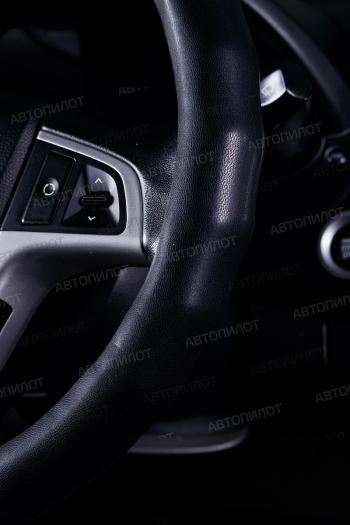 799 р. Оплётка на руль (37-39см BLW-031 кож/зам) Автопилот   (черный)  с доставкой в г. Керчь. Увеличить фотографию 3