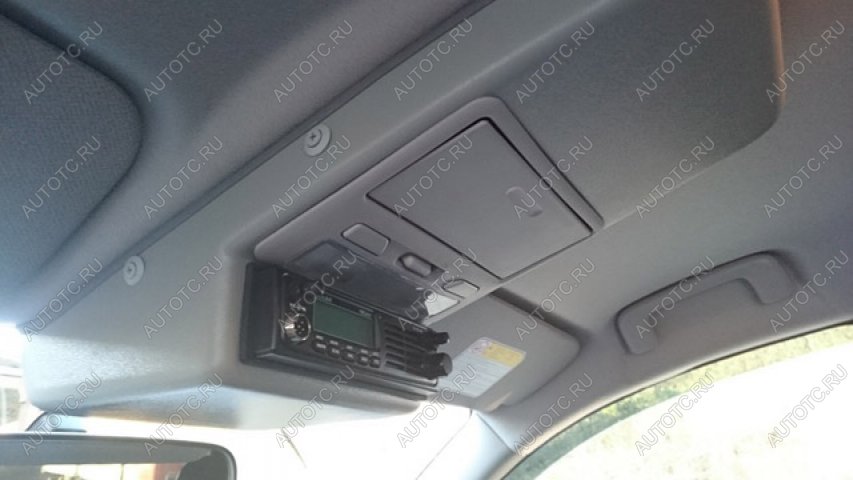 8 499 р. Консоль потолочная для установки рc Mitsubishi L200Pajero Sport вырез под рc 140х40 мм, серая China 282  с доставкой в г. Керчь