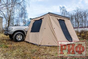 37 239 р. Стенки к автомобильной маркизе РИФ 3Х2.5 м Black Out РИФ rifan5306-3025c  с доставкой в г. Керчь. Увеличить фотографию 2
