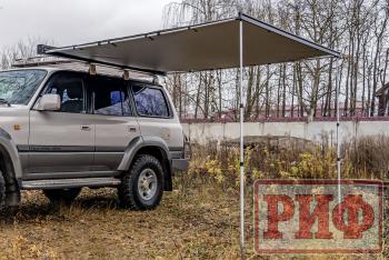 29 999 р. Маркиза автомобильная РИФ 2,13х2,5 м полуавтомат (винил) темно-серая РИФ rif5306-2025v  с доставкой в г. Керчь. Увеличить фотографию 6