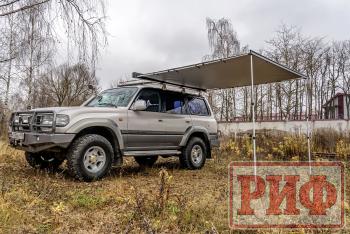 29 999 р. Маркиза автомобильная РИФ 2,13х2,5 м полуавтомат (винил) темно-серая РИФ rif5306-2025v  с доставкой в г. Керчь. Увеличить фотографию 3