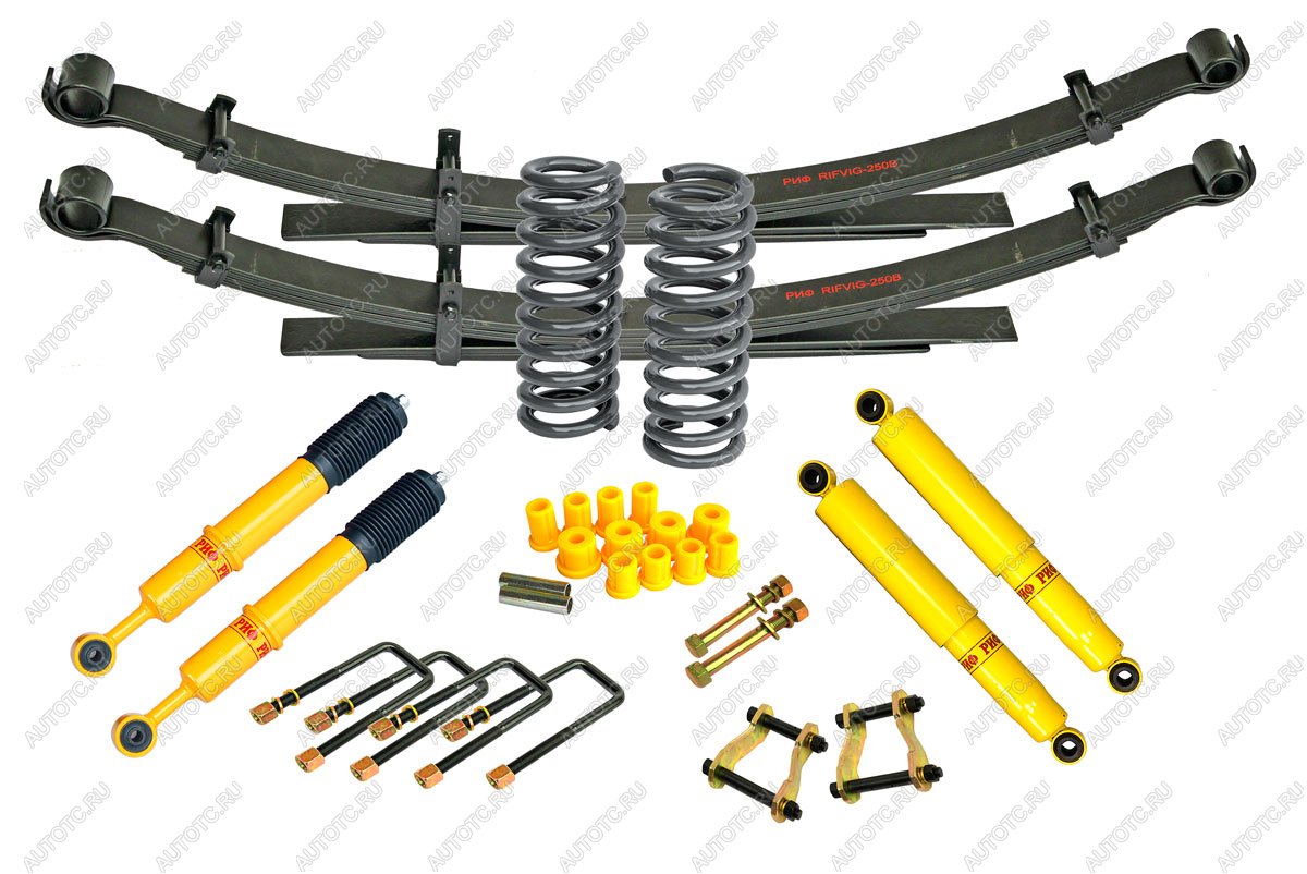 105 969 р. Лифт-комплект РИФ Toyota Hilux 2005-2014, Sollers ST6, Jac T6 лифт 45 мм средний  rif-vig-b  с доставкой в г. Керчь