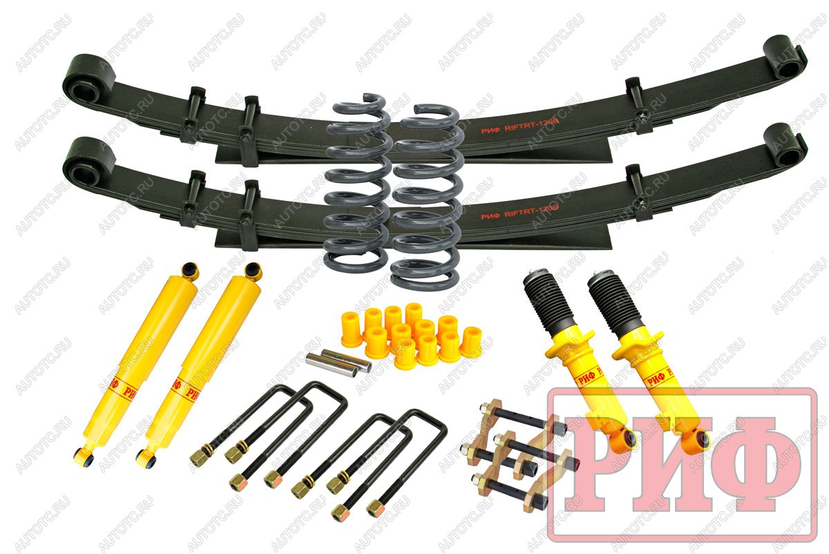 101 659 р. Лифт-комплект РИФ Mitsubishi L200 2015+, Fiat Fullback 2016+ мягкий лифт 40 мм  rif-tmq-b  с доставкой в г. Керчь