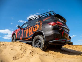 43 879 р. Багажник экспедиционный (корзина) РИФ 1200х2100 мм для Toyota Fortuner 2015+  riffrt-roof1  с доставкой в г. Керчь. Увеличить фотографию 4