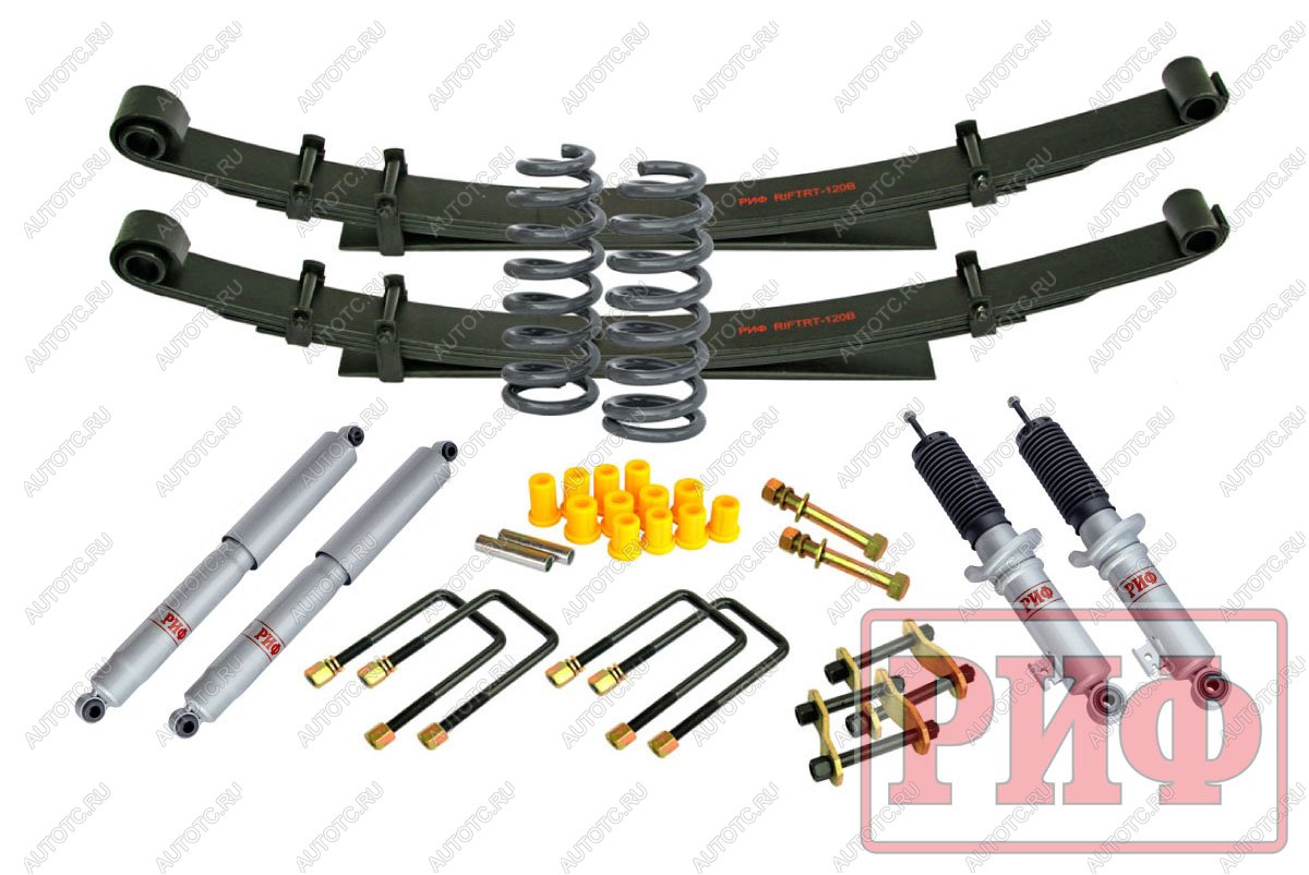 85 559 р. Лифт-комплект РИФ газовый Mitsubishi L200 2005-2015 лифт 30 мм мягкий  rif-trt-a-g  с доставкой в г. Керчь