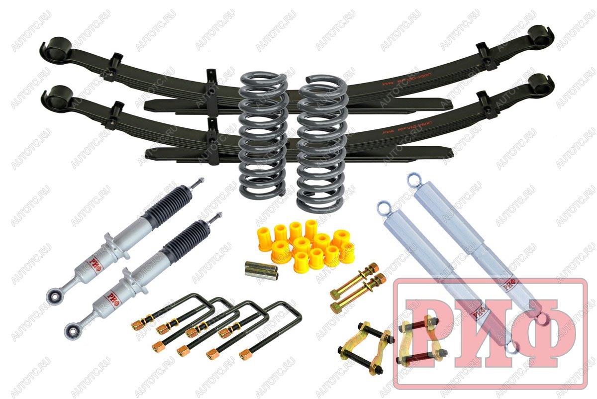 98 759 р. Лифт-комплект РИФ газовый Toyota Hilux 2005-2014, Sollers ST6, Jac T6 лифт 45 мм жесткий  rif-vig-c-g  с доставкой в г. Керчь
