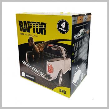 13 749 р. Покрытие защитное повышенной прочноcти RAPTOR белое, с отвердителем 2K U-POL 4л+1л  rlws4  с доставкой в г. Керчь. Увеличить фотографию 1