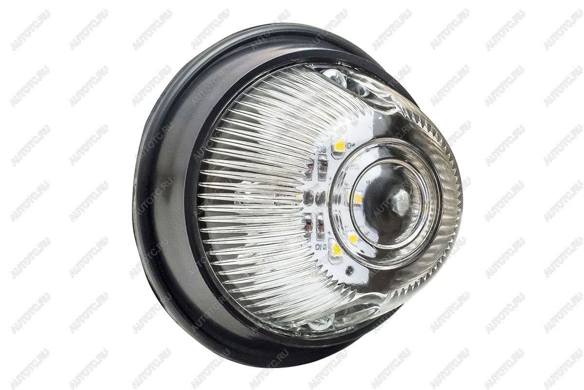 399 р. Повторитель поворота УАЗ на светодиодах (белый рассеиватель) 6LED-1-12V  уп102-б  с доставкой в г. Керчь