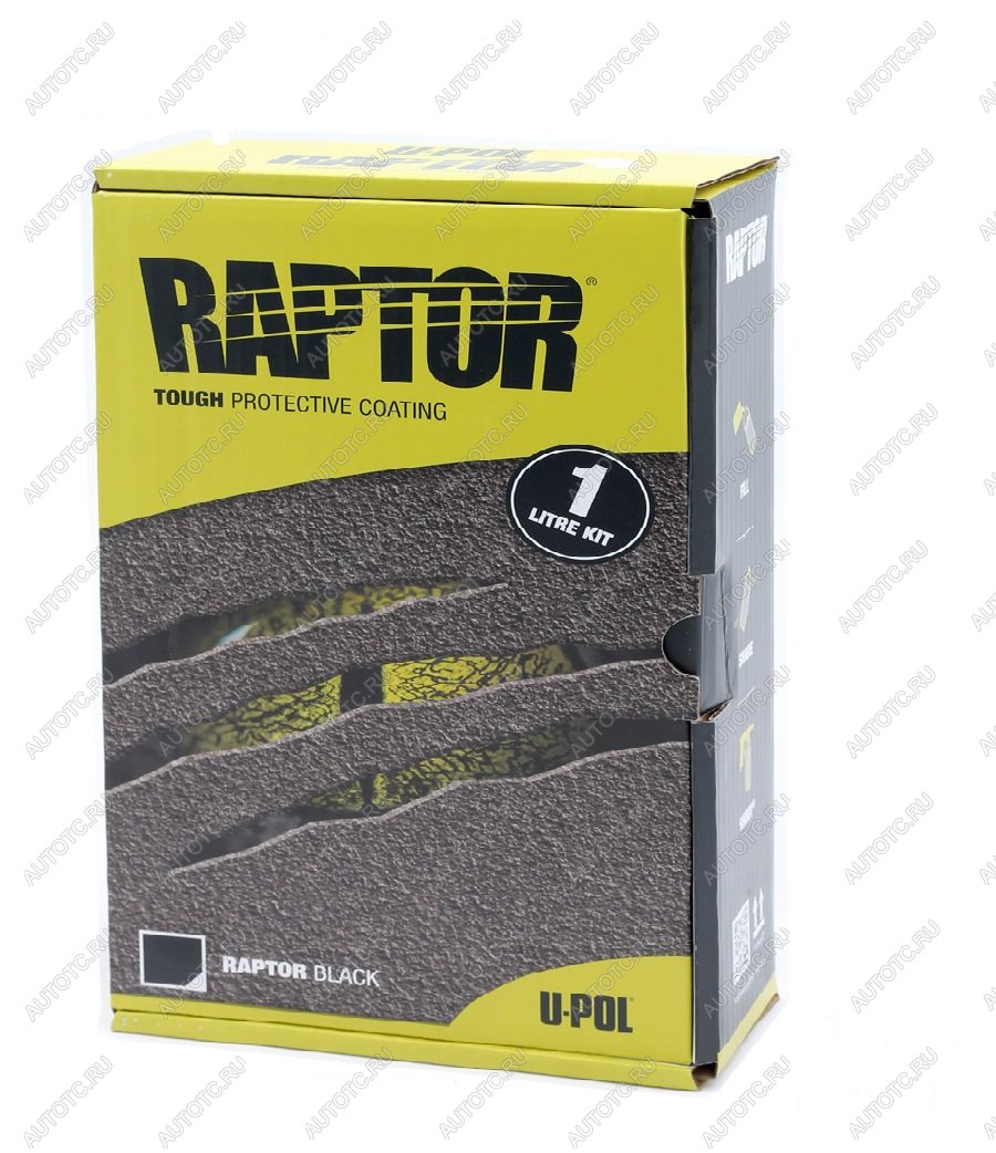 3 879 р. Покрытие защитное повышенной прочноcти RAPTOR черное, с отвердителем 2K U-POL 1л  rlbs1  с доставкой в г. Керчь