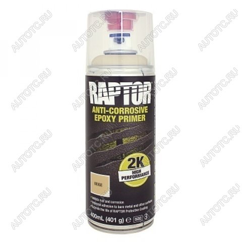 3 659 р. Грунт эпоксидный антикоррозийный RAPTOR в аэрозоли 2K U-POL 400 мл  repal  с доставкой в г. Керчь